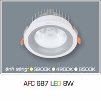 Đèn led âm trần Anfaco AFC 687 - 8W