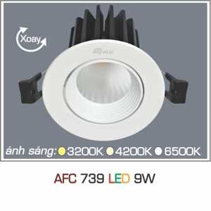 Đèn led âm trần Anfaco AFC 739 - 9W