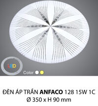 Đèn led âm trần Anfaco AFC-128 - 15W, 1CĐ