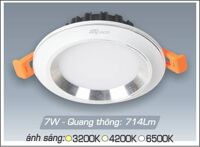 Đèn led âm trần Anfaco AFC-436 - 7W 3C