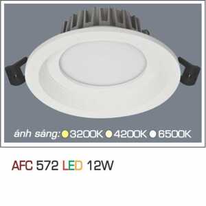 Đèn led âm trần Anfaco AFC-572 - 12W, 1CĐ