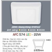 Đèn led âm trần Anfaco AFC-574 - 22W