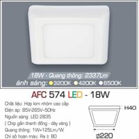 Đèn led âm trần Anfaco AFC-574 - 18W