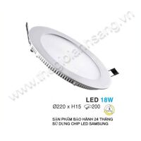 Đèn led âm trần AT82 18W