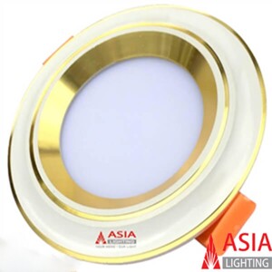 Đèn led âm trần mặt lõm viền trắng 5w Asia MLTDS5