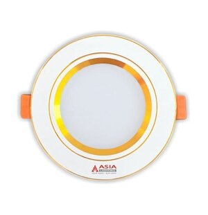 Đèn led âm trần mặt vàng 7W Asia MV7