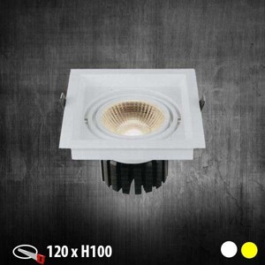 Đèn led âm trần thạch cao vuông LA-193