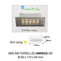 Đèn led âm tường Anfaco E 3W