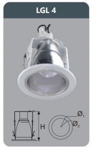 Đèn led downlight âm trần Duhal 7w LGL4