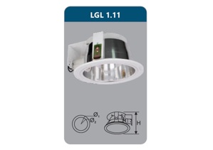 Đèn led downlight âm trần Duhal LGL1.11