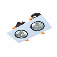 Đèn led downlight vuông chiếu điểm âm trần Duhal DFC2051 - 2*5W