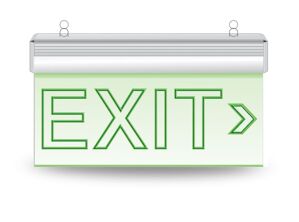 Đèn Led Exit chỉ dẫn 1 mặt Rạng Đông D CD01