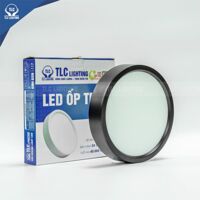 Đèn LED ốp trần 6W tròn vỏ đen- Đơn sắc TLC-ONT-TĐ-6W