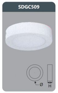 Đèn led panel 9W Duhal SDGC509