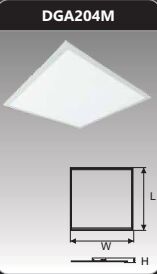 Đèn led panel bảng Duhal DGA204M