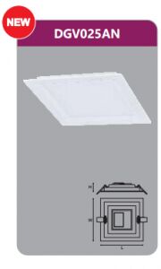 Đèn led Panel Module âm Duhal DGV025AN 25W