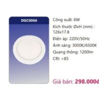 Đèn led panel ốp trần DGC0066 6W