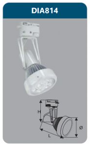 Đèn led thanh ray Duhal DIA814 5W