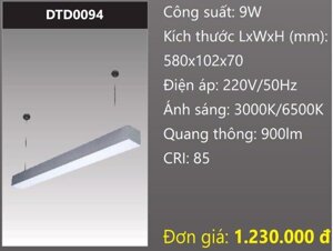 Đèn led treo phòng họp DTD0094 9W