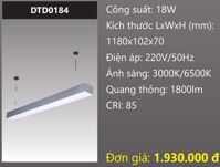 Đèn led treo phòng họp DTD0184 18W