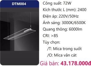 Đèn Led treo thả DTM004