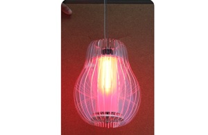 Đèn led treo thả trang trí Duhal DTT002