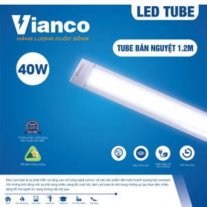 Đèn led tube đầu vuông Vianco TU4VA - 60W