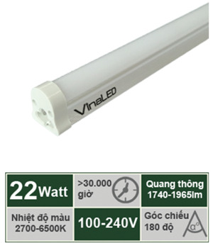 Đèn Led tuýp VinaLED TL-D22S (22W)