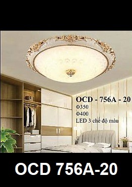 Đèn ốp trần đồng OCD-756A-20