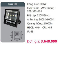 Đèn pha led Duhal 100W SDJA100