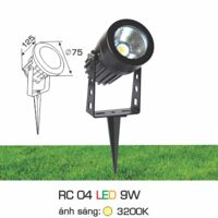 Đèn rọi cỏ sân vườn Anfaco AFC RC 04 - 9W