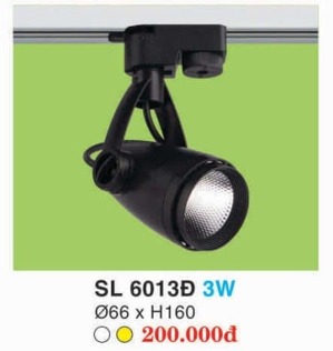 Đèn rọi ray SL-6013D 3W