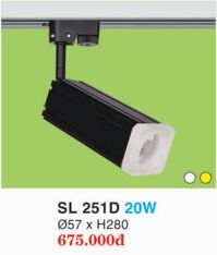 Đèn rọi ray SL251D 20W