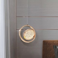 Đèn thả chao thủy tinh decor nhà hàng, khách sạn DY4091