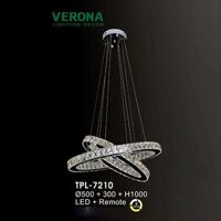 Đèn thả pha lê Verona TPL-7210