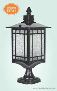 Đèn trụ cổng NVT 337B