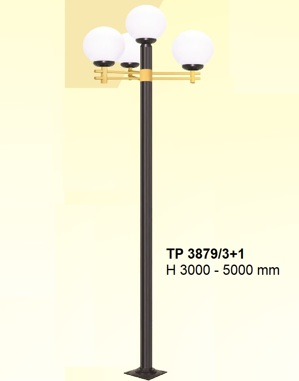 Đèn trụ sân vườn cao DT 3879/3+1