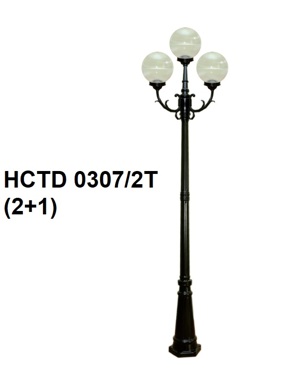 Đèn trụ sân vườn HCTD-0307/2T(2+1)