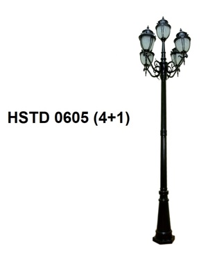 Đèn trụ sân vườn HSTD-0605(4+1)