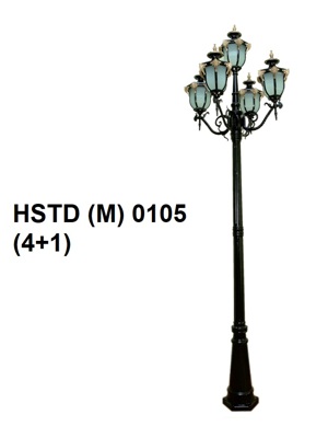 Đèn trụ sân vườn HSTD(M)-0105(4+1)