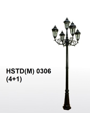 Đèn trụ sân vườn HSTD(M)-0306(4+1)