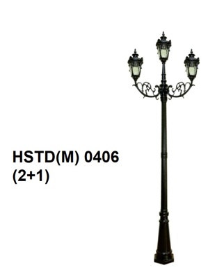 Đèn trụ sân vườn HSTD(M)-0406(2+1)