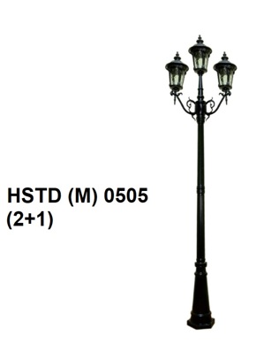 Đèn trụ sân vườn HSTD(M)-0505(2+1)