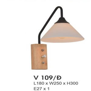 Đèn tường gỗ L180mm V109/Đ