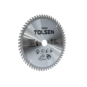 Đĩa cắt gỗ 60 răng 254mm Tolsen 76461