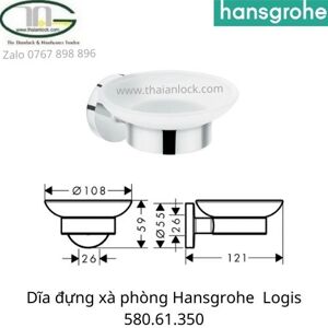 Đĩa đựng xà phòng Logis Hafele 580.61.350