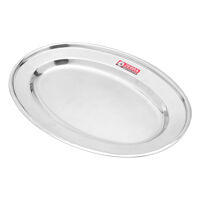 Đĩa inox 304 oval Zebra Thái Lan 35.5cm 121036