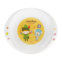 Đĩa Melamine đựng thức ăn nhẹ có tay cầm Hello Bebe Lock & Lock LBB455