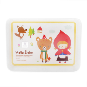 Đĩa nhựa melamine hình chữ nhật Hello Bebe Lock&Lock LBB456