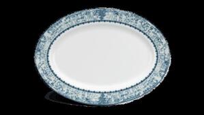 Dĩa oval 32cm Jasmine Vinh Quy Nhạt